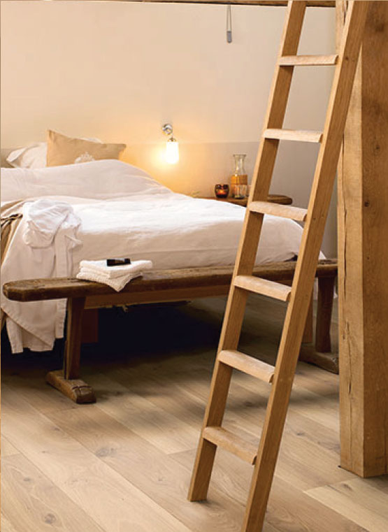 solid wooden flooring bedroom